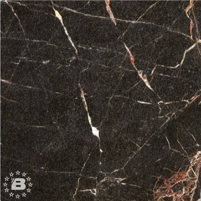 Фальш-панель Мрамор марквина черный Кристалл 3000*600*5 в Самаре